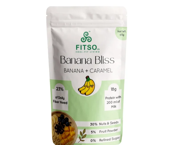 FITSO – Banana Bliss (Banana + Caramel) - Pack of 6