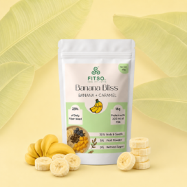 FITSO – Banana Bliss (Banana + Caramel) - Pack of 6