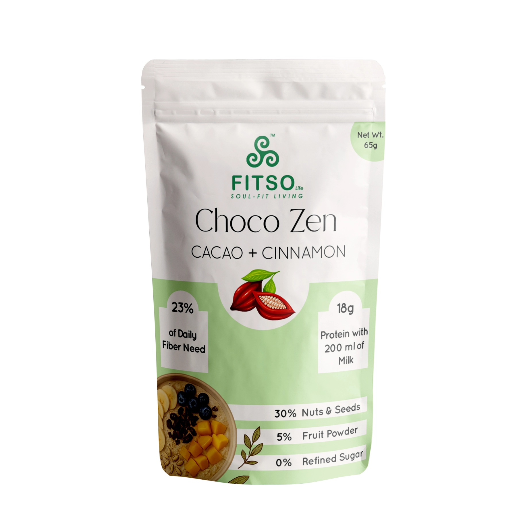 FITSO – Choco Zen (Cacao + Cinnamon) - Pack of 6