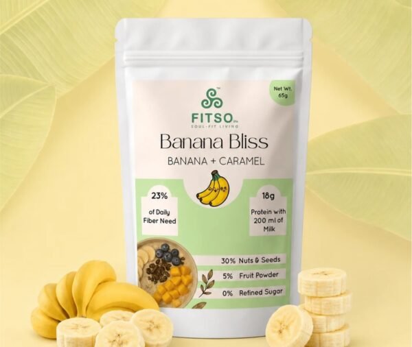 FITSO – Banana Bliss (Banana + Caramel) - Pack of 1