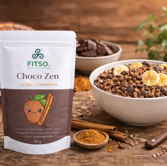Cacao & Cinnamon Superfood: Natural Energy Booster for Stress Relief & Metabolism