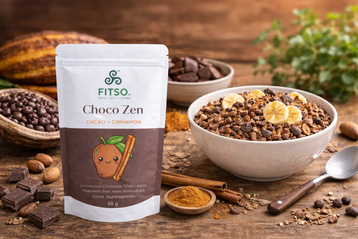 Cacao & Cinnamon Superfood: Natural Energy Booster for Stress Relief & Metabolism